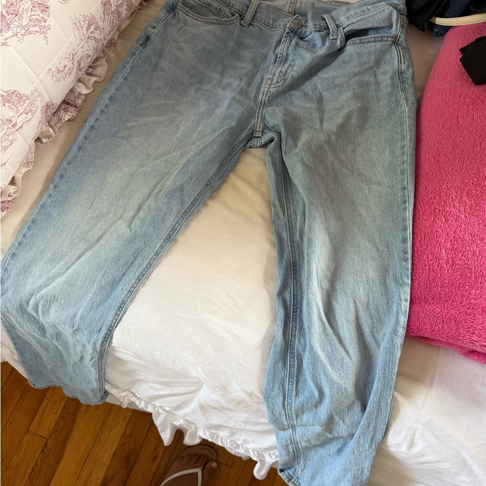 Old Navy Light Wash Straight Leg Jeans